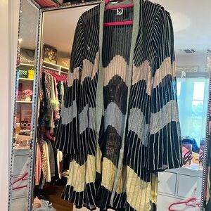 Missoni Black and Gold Striped Sweater